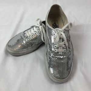 Vans Chunky Glitter silver